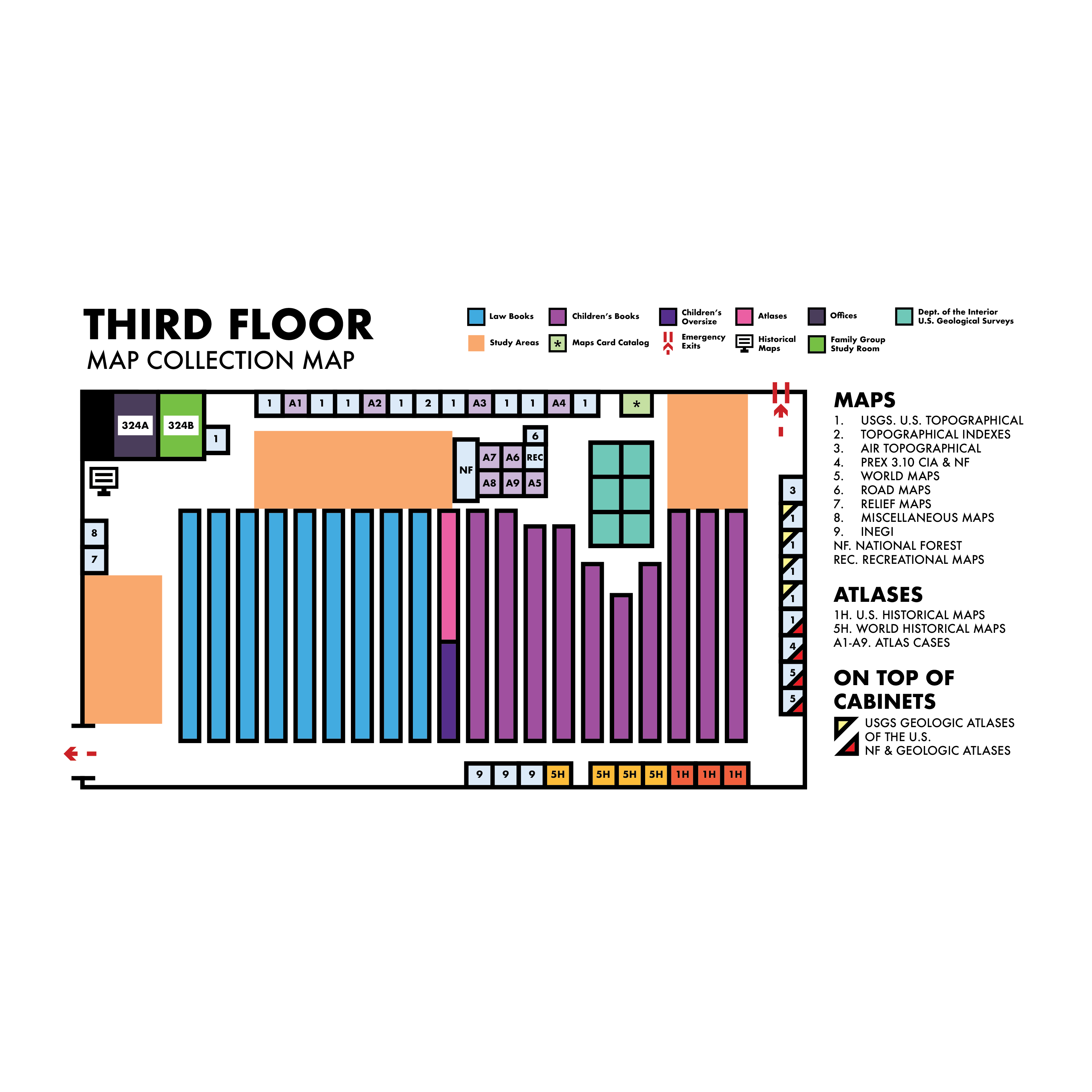 Map of map and children's collections